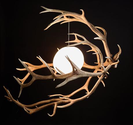 Antlers as Artistic Lighting