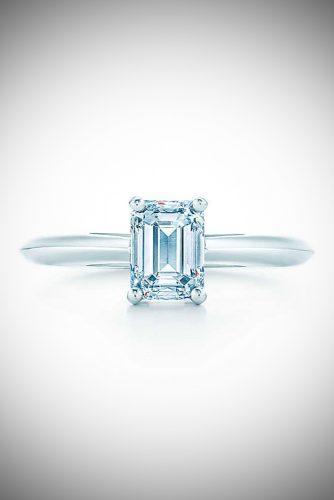 zodiac engagement rings simple solitaire emerald cut capricorn
