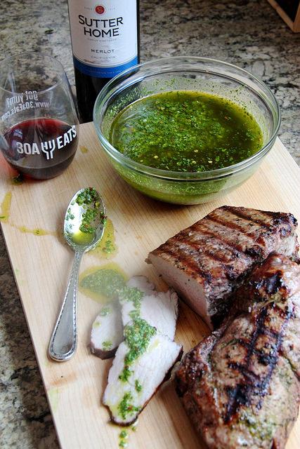 So good, I got Chimichurri Sauce on my lens!