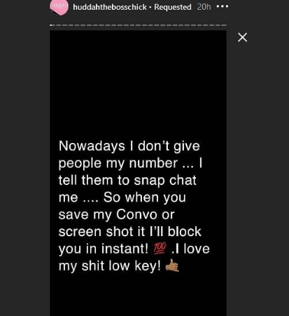 Here is how socialite Huddah Monroe has managed to avoid being exposed online through screenshots