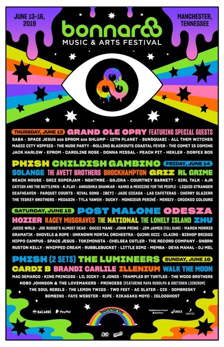 Phish:  Bonnaroo  headliners
