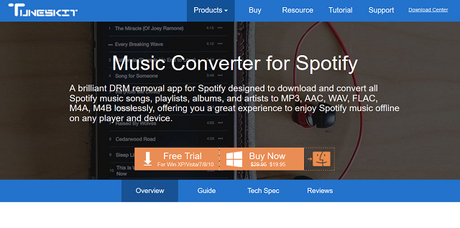 TunesKit Music Converter for Spotify Review: Download & Convert Spotify Music