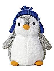 Image: PomPom 9inch Penguin Plush with Blue Hat From Aurora World