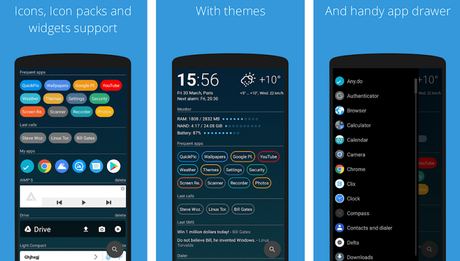 30+ Best Homescreen Launchers for Android Worth Trying in 2019 aio launcher for android