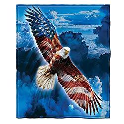 Image: American Eagle Fleece Throw Blanket, by Dawhud Direct