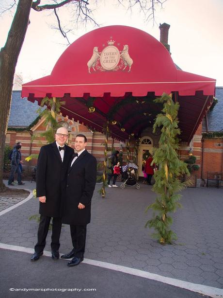 Chris and John’s December Wedding Underneath Bethesda Terrace