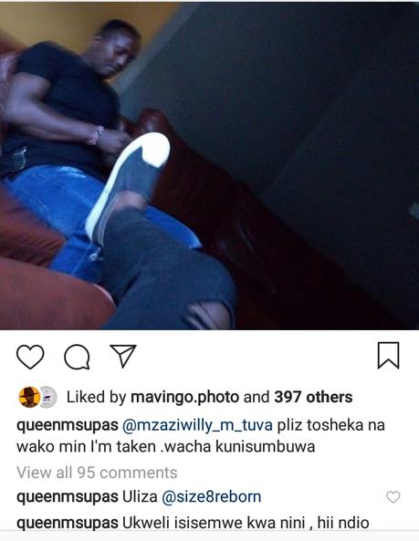 “Please tosheka na wako” Msupa S calls out Mzazi Willy M Tuva for hitting on her