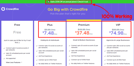 Crowdfire Review 2019 With Discount Coupon Codes (100% Verified)