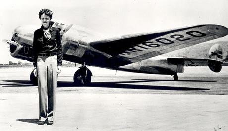 Image: melia Earhart with the Lockheed Electra, by NASA on The Commons on Flickr