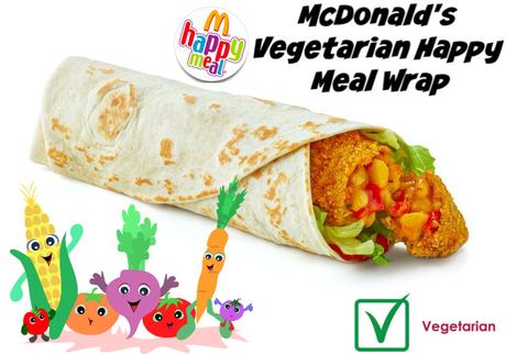 McDonald’s UK First Vegetarian Happy Meal Wrap #Ad
