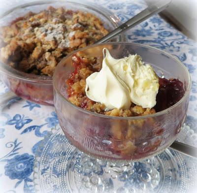 Cranberry Peach Crisp