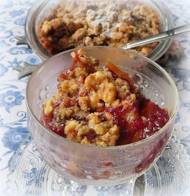 Cranberry Peach Crisp