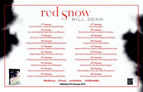 Blog Tour – Red Snow (Tuva Moodyson Mystery #2) – Will Dean