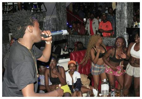 Photos of Bahati performing for half nak@d women at a nightclub spark divided opinions