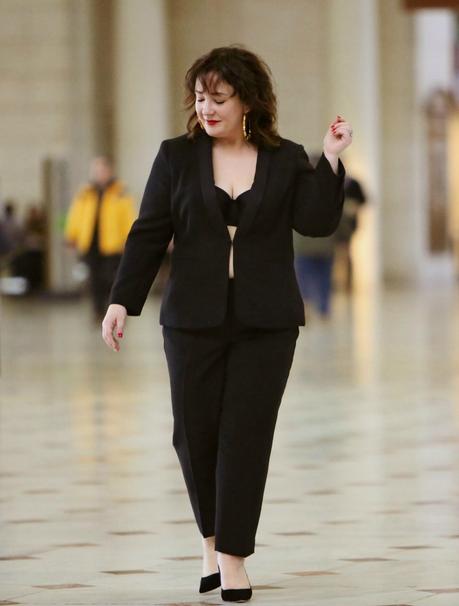 What I Wore: Black Cocktail Pantsuit