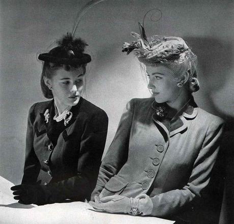 Winter Hats 1940 in Vogue Winter Hats 1940 in Vogue