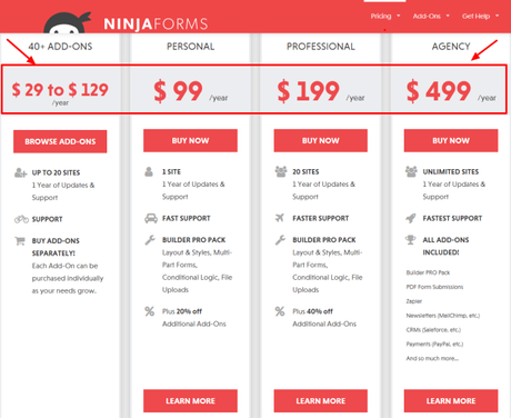 NinjaForms Review 2019 Discount Coupon Codes: Save Upto 50% Now