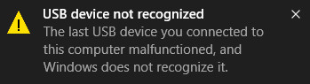 Fix USB device not recognized by Windows 10 [SOLVED]