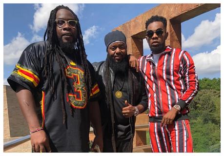 Patoranking and Morgan Heritage jet into the country forÂ video shoot (Photos)