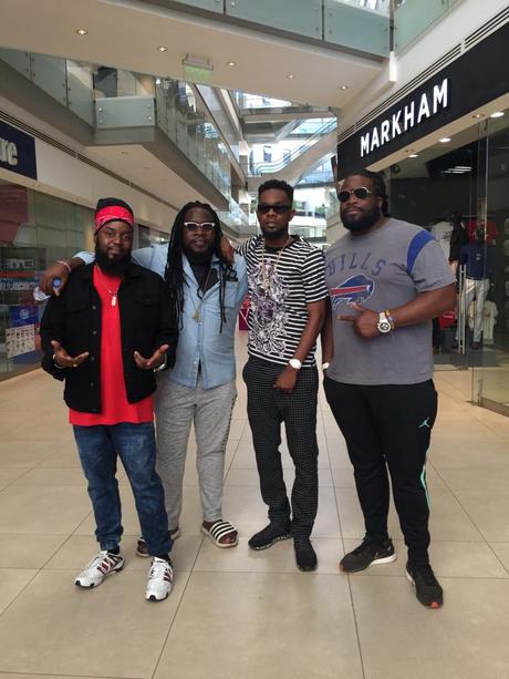 Patoranking and Morgan Heritage jet into the country for video shoot