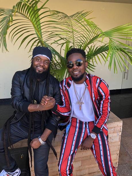 Patoranking and Morgan Heritage jet into the country for video shoot