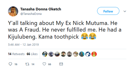 I didn’t say Nick Mutuma has a toothpick and Diamond has a huge Cassava – Tanasha Donna clears the air after nasty tweets