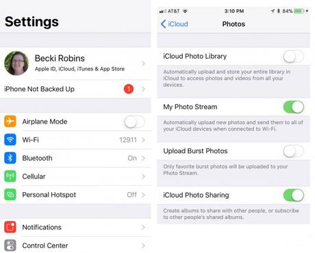 upload your photos to iCloud