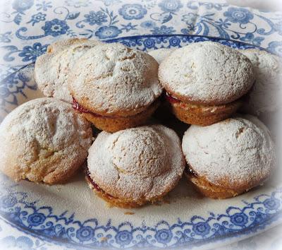 Lemon Cupcakes with Raspberry Jam