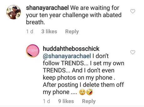 Huddah reveals why she hasn’t participated in the viral #10yearchallenge