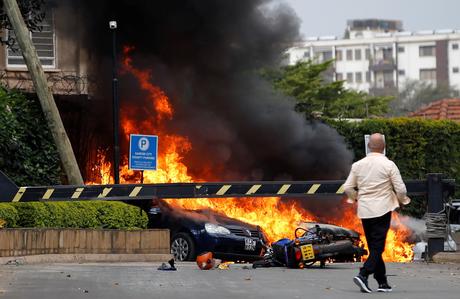 Inayat Kassam rushes to Dusit D2 Hotel moments after gunfire and huge explosions were heard 