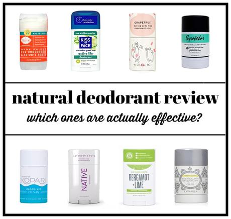 Natural Deodorants Review (Including one for Lume)