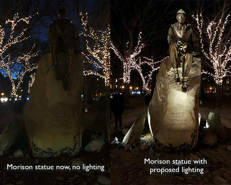 Commonwealth Avenue Mall Lighting | January 15, 2019