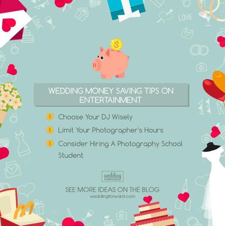 how to save money on a wedding entertainment