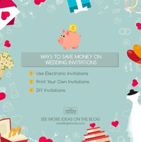 how to save money on a wedding wedding invitations