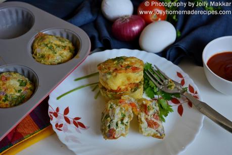 Breakfast Egg Muffins, How to make Easy Egg Muffins | Baked Egg Muffins with Veggies