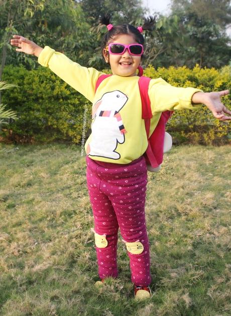 Toddler OOTD – Yellow Bunny Sweatshirt x Cherry Crumble