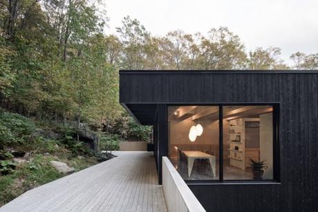 Canadian Contemporary Architecture House With Black Exterior SIding