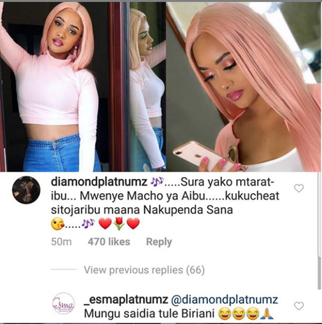 “I will not cheat on you” Diamond publicly assures Tanasha Donna he will be faithful to her