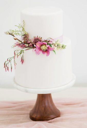 spring wedding cakes simple cake with flower sweetcravings12