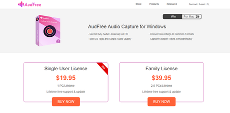 AudFree Audio Capture for Windows Review: Easily Capture Any Music