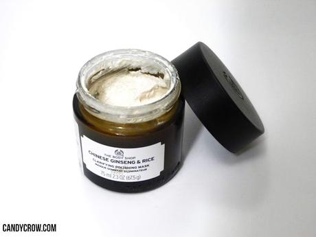 The Body Shop- Chinese Ginseng & Rice Mask Review