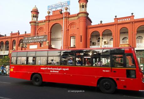Red buses back in city ~ days of Pallavan Transport Corporation