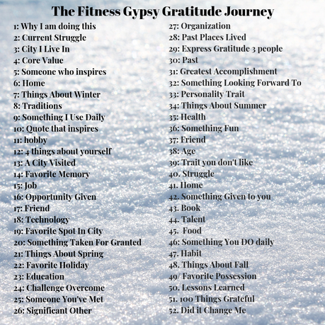 Week 11 - Hobby - Gratitude Journey