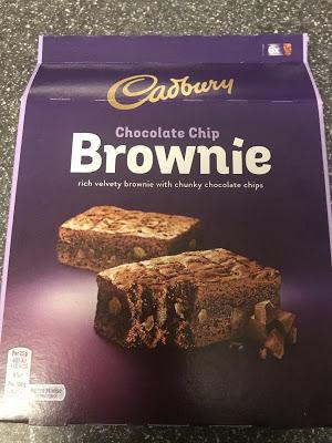 Today's Review: Cadbury Chocolate Chip Brownies
