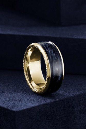 mens wedding bands yellow gold wedding bands unique wedding bands tungsten wedding bands for him