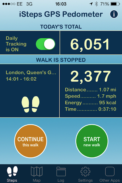 Pavement Testing Fitness Apps No.4: iSteps