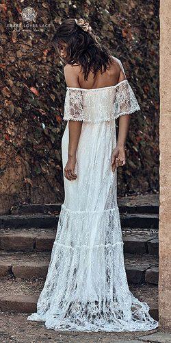 grace loves lace wedding dresses icon latest collection off-the shoulders lace gown decor franca