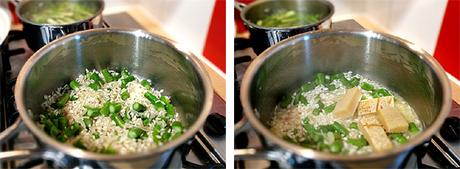 Asparagus Risotto with Parmesan Rind