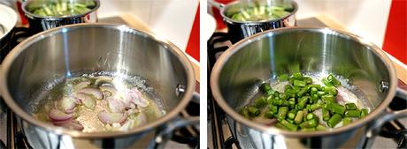 Asparagus Risotto with Parmesan Rind