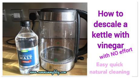 How to descale the kettle with vinegar | Easy natural cleaning with NO EFFORT!